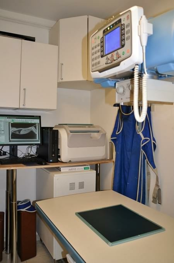 Salle de radiographie de la clinique